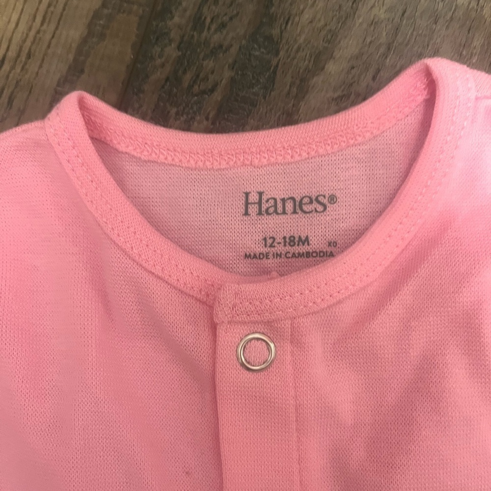 Cat & Jack Pink and Gray Button Down Shirts - Picture 4 of 4